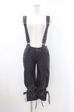 画像1: Ozz Croce / 王冠刺繍サス付きパンツ  グレー H-26-05-11-1014-OO-PA-AK-ZH (1)