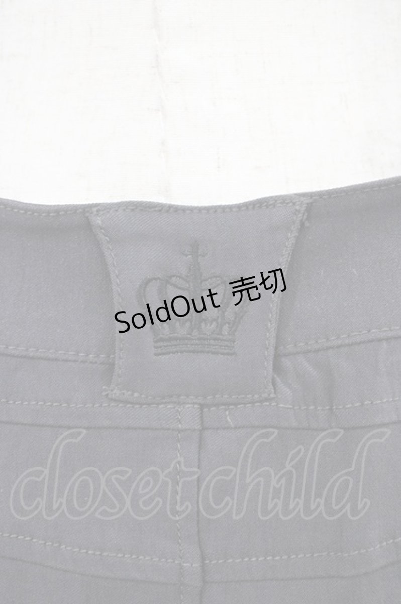 画像3: Ozz Croce / 王冠刺繍サス付きパンツ  グレー H-26-05-11-1014-OO-PA-AK-ZH (3)