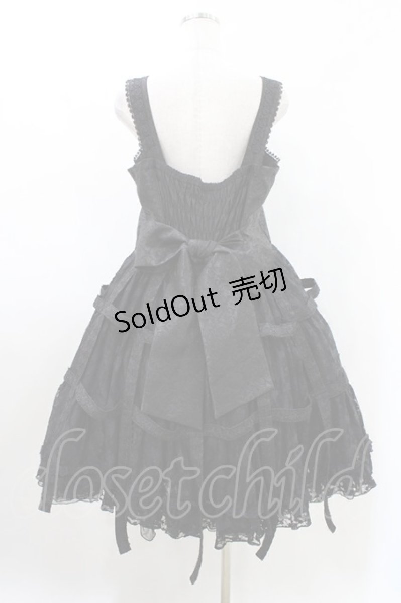 画像2: h.NAOTO / Rose Bird Cage Dress XXLサイズ ブラック H-26-05-11-1021-HN-OP-KB-ZH (2)