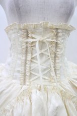 画像4: ATELIER PIERROT / “Eleanor”コルセットスカート  アイボリー H-26-05-11-1023-EL-SK-KB-ZH (4)