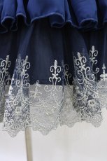 画像5: ATELIER PIERROT / “Eleanor”コルセットスカート  ネイビー H-26-05-11-1024-EL-SK-KB-ZH (5)