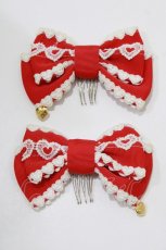 画像2: Angelic Pretty / Love Heartfulコーム  アカ H-26-05-11-067-AP-AC-NS-ZH (2)