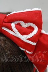 画像2: Angelic Pretty / ハートフルカチューシャ  アカ H-26-05-11-073-AP-AC-NS-ZH (2)