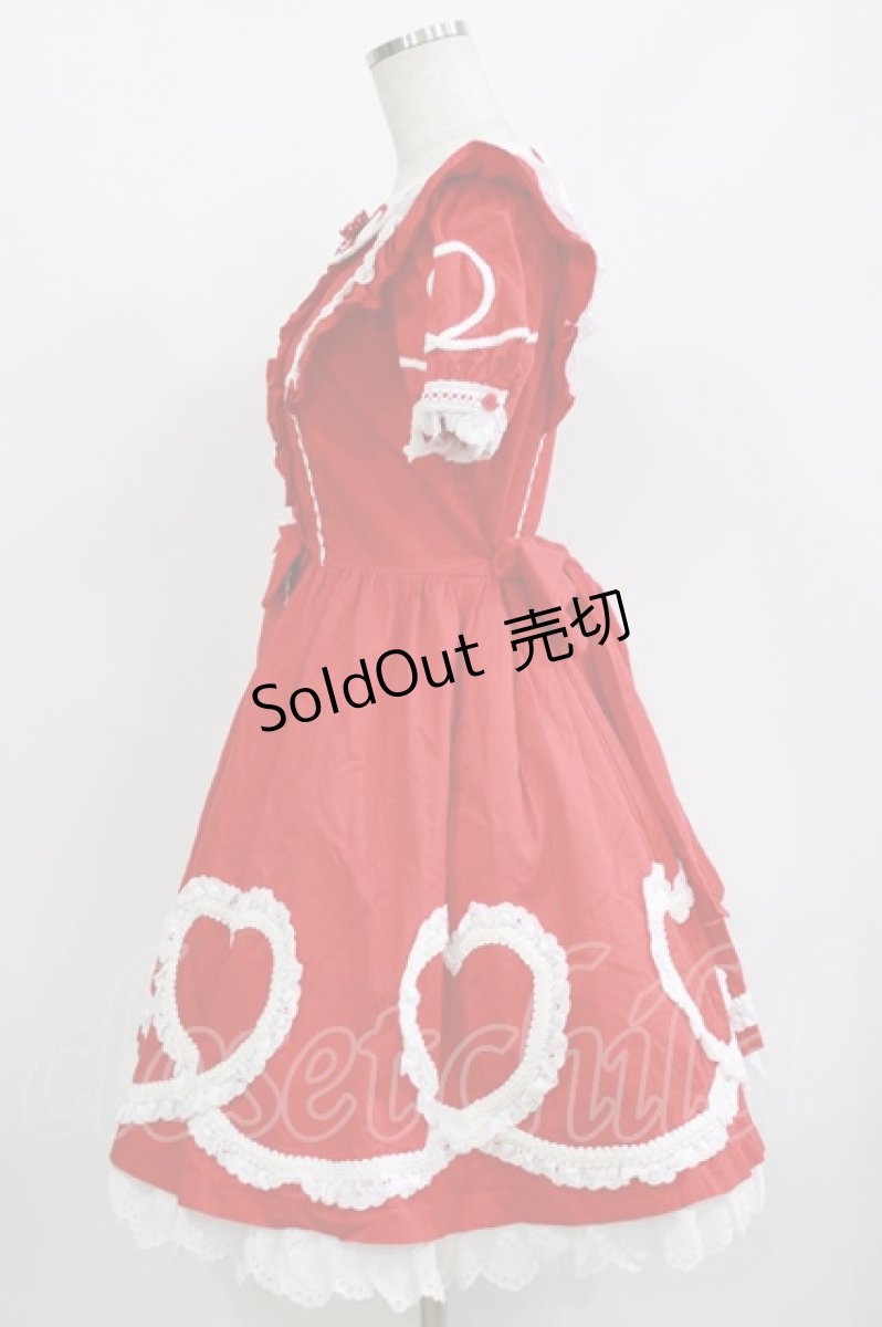 画像2: Angelic Pretty / ハートフルワンピース Free アカ H-26-05-11-006-AP-OP-NS-ZH (2)