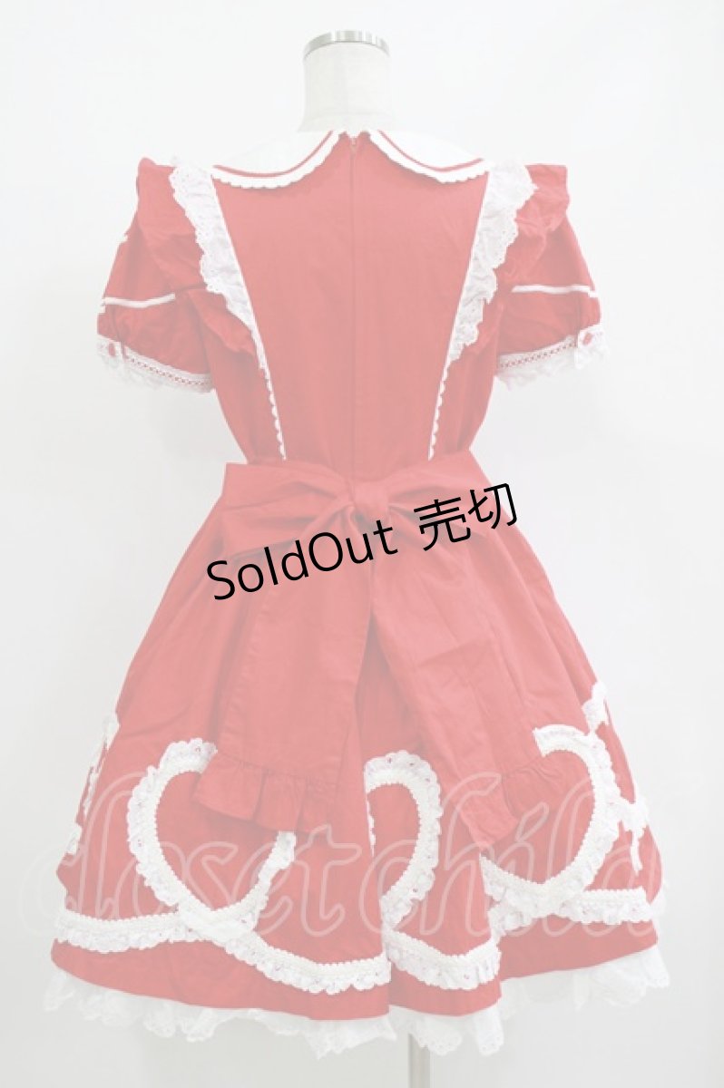 画像3: Angelic Pretty / ハートフルワンピース Free アカ H-26-05-11-006-AP-OP-NS-ZH (3)
