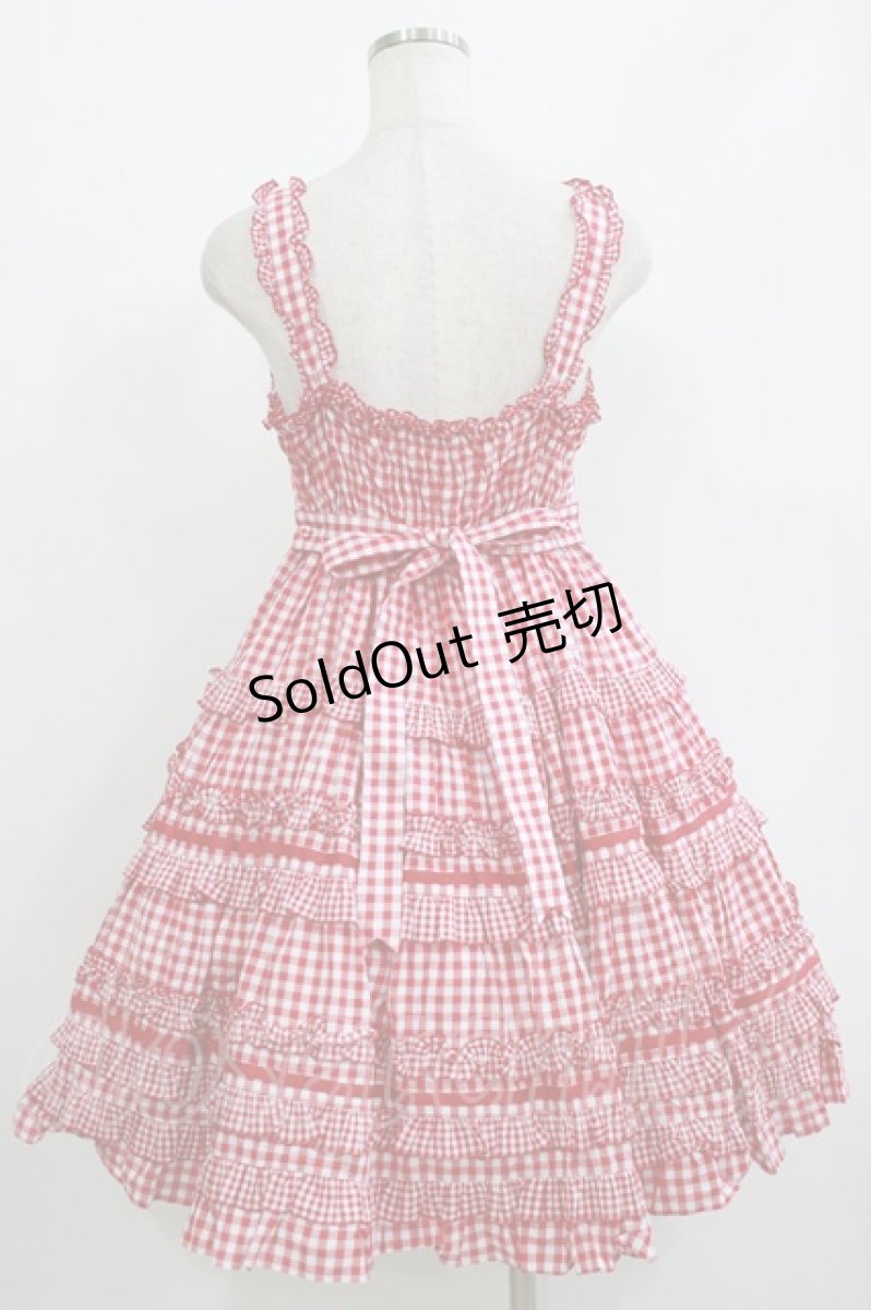 画像3: Angelic Pretty / Little Houseジャンパースカート Free アカ H-26-05-11-008-AP-OP-NS-ZH (3)
