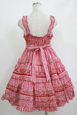 画像3: Angelic Pretty / Little Houseジャンパースカート Free アカ H-26-05-11-008-AP-OP-NS-ZH (3)