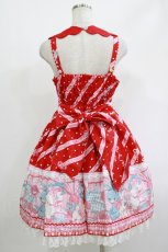 画像3: Angelic Pretty / MELODY TOYS襟付ジャンパースカートSet Free アカ H-26-05-11-009-AP-OP-NS-ZH (3)