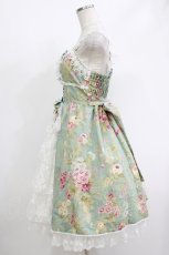 画像2: metamorphose / royalジャガードコルセット風ジャンパースカート サイズ1 ミント H-26-05-11-010-ME-OP-NS-ZH (2)