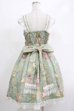 画像3: metamorphose / royalジャガードコルセット風ジャンパースカート サイズ1 ミント H-26-05-11-010-ME-OP-NS-ZH (3)