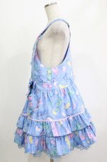 画像2: Angelic Pretty / Jelly Candy Toysハートサロペット Free ブルー H-26-05-11-013-AP-OP-NS-ZH (2)