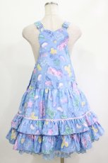 画像3: Angelic Pretty / Jelly Candy Toysハートサロペット Free ブルー H-26-05-11-013-AP-OP-NS-ZH (3)