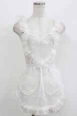 画像1: Angelic Pretty / Heart Fairyフリルエプロン Free 白 H-26-05-11-017-AP-TO-NS-ZH (1)