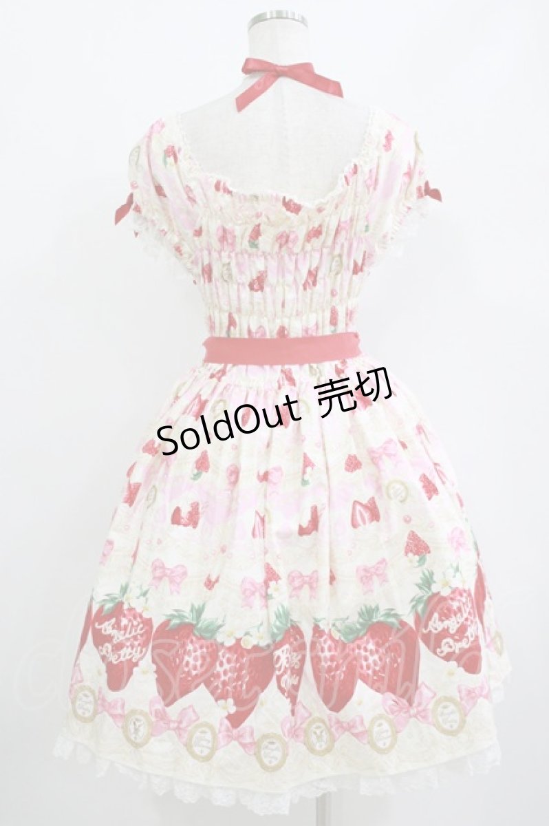 画像3: Angelic Pretty / Melty Berry Princessワンピース Free シロ H-26-05-11-002-AP-OP-NS-ZH (3)