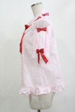画像2: Angelic Pretty / スカラップチュールブラウス Free ピンク H-26-05-11-024-AP-BL-NS-ZH (2)