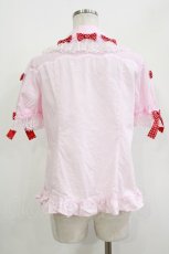 画像3: Angelic Pretty / スカラップチュールブラウス Free ピンク H-26-05-11-024-AP-BL-NS-ZH (3)