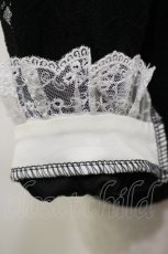 画像3: DearMyLove / ビジューブローチレースブラウス M ブラック H-26-05-12-050-EL-BL-NS-ZH (3)