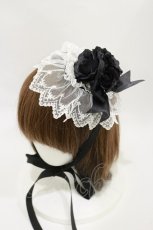 画像1: BABY,THE STARS SHINE BRIGHT / Pearl Bouquetヘッドドレス  ブラック H-26-05-12-008-BA-AC-NS-ZH (1)
