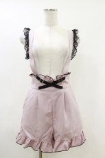 画像1: DearMyLove / ガーターデザインサス付ショートパンツ M ピンク H-26-05-12-054-EL-PA-NS-ZH (1)