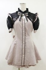 画像1: Secret Honey / 袖レース&ボレロ風半袖セットアップ M ピンク H-26-05-12-058-CA-OP-NS-ZH (1)