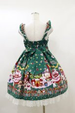 画像2: BABY,THE STARS SHINE BRIGHT / くみゃちゃんのDokiDoki Christmas Party柄ジャンパースカートII Free グリーン H-26-05-12-067-BA-OP-NS-ZH (2)