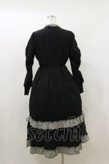 画像2: Maison de FLEUR / Maison de FLEUR×Marroncream×Misako Aoki ギンガムチェックワンピース Free ブラック H-26-05-12-073-LO-OP-NS-ZH (2)