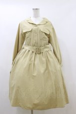 画像1: an another angelus / アウトポケット開襟シャツワンピース Free L/BEIGE H-26-05-12-074-CA-OP-NS-ZH (1)
