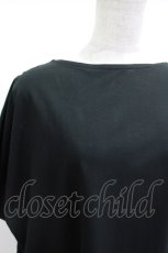 画像3: Na+H / バックベルト半袖ワンピース  黒 H-26-05-12-1027-PU-OP-KB-ZH (3)