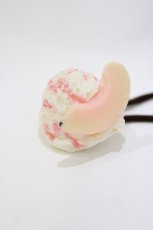 画像1: Q-pot. / ピーチアイスクリームヘアゴム  ピーチ H-26-05-12-1003-QP-AC-KB-ZH (1)