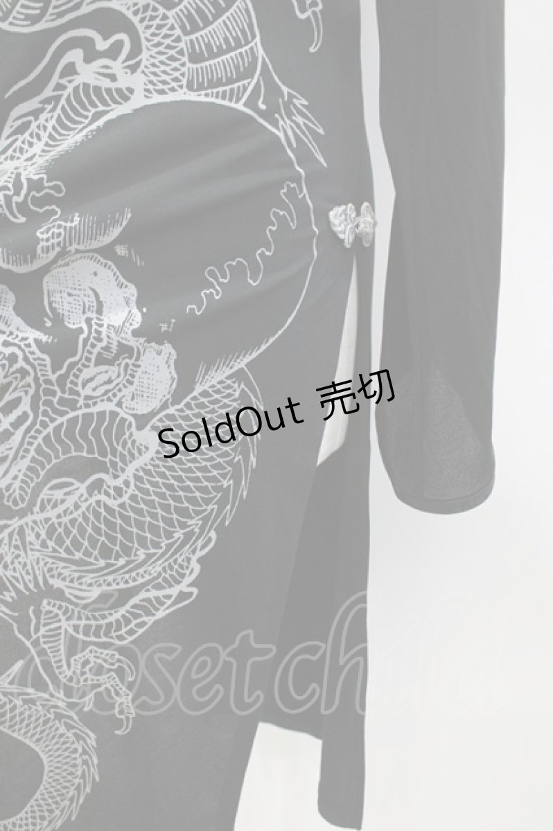 画像5: Qutie Frash / チャイナチュニック  黒 H-26-05-12-1031-QU-TO-AK-ZH (5)