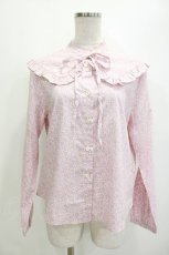 画像1: Jane Marple Dans Le Salon / D’anjo coast cape blouse  ピンク H-26-05-12-1033-JM-BL-KB-ZH (1)
