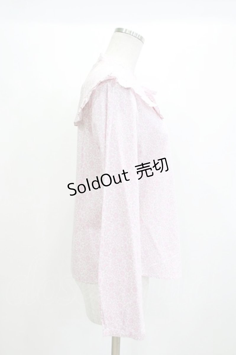 画像2: Jane Marple Dans Le Salon / D’anjo coast cape blouse  ピンク H-26-05-12-1033-JM-BL-KB-ZH (2)