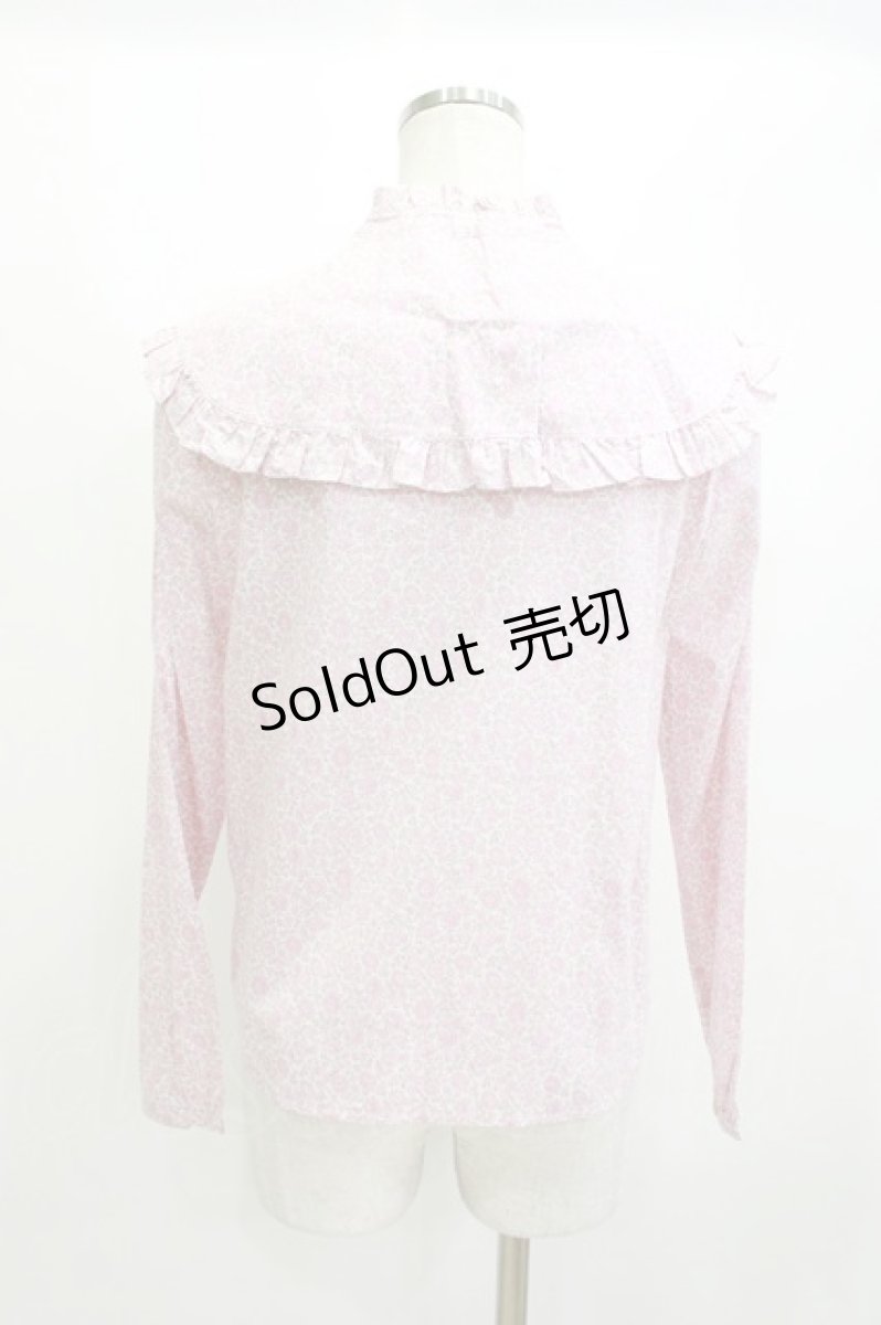 画像3: Jane Marple Dans Le Salon / D’anjo coast cape blouse  ピンク H-26-05-12-1033-JM-BL-KB-ZH (3)