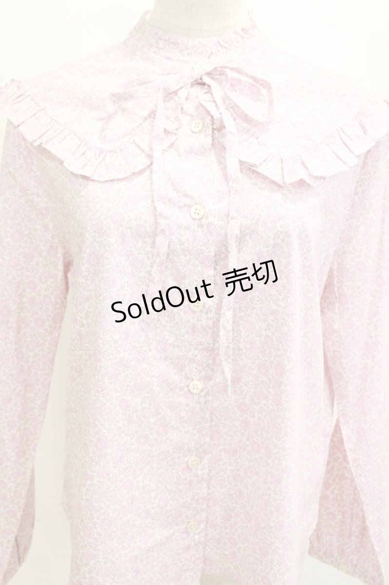 画像4: Jane Marple Dans Le Salon / D’anjo coast cape blouse  ピンク H-26-05-12-1033-JM-BL-KB-ZH (4)