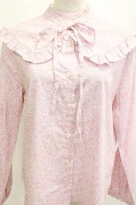 画像4: Jane Marple Dans Le Salon / D’anjo coast cape blouse  ピンク H-26-05-12-1033-JM-BL-KB-ZH (4)