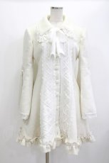 画像1: ATELIER PIERROT / Lunar Lattice Coat -Princess Sleeves-  ホワイト H-26-05-12-1049-EL-CO-AK-ZH (1)