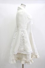 画像2: ATELIER PIERROT / Lunar Lattice Coat -Princess Sleeves-  ホワイト H-26-05-12-1049-EL-CO-AK-ZH (2)