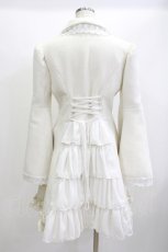 画像3: ATELIER PIERROT / Lunar Lattice Coat -Princess Sleeves-  ホワイト H-26-05-12-1049-EL-CO-AK-ZH (3)