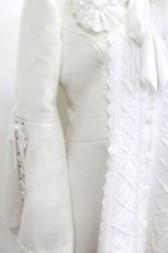 画像5: ATELIER PIERROT / Lunar Lattice Coat -Princess Sleeves-  ホワイト H-26-05-12-1049-EL-CO-AK-ZH (5)
