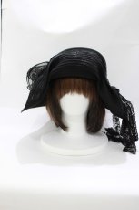 画像4: h.NAOTO / ダメージカスタムHAT  ブラック H-26-05-12-1001-HN-AC-KB-ZH (4)