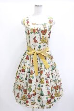 画像1: Jane Marple / Joyful crestのスクエアドレス M アイボリー H-26-05-12-1013-JM-OP-KB-ZH (1)