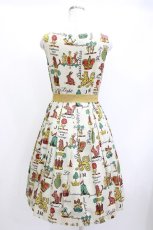 画像3: Jane Marple / Joyful crestのスクエアドレス M アイボリー H-26-05-12-1013-JM-OP-KB-ZH (3)