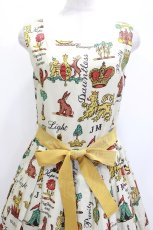 画像4: Jane Marple / Joyful crestのスクエアドレス M アイボリー H-26-05-12-1013-JM-OP-KB-ZH (4)