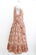画像2: Jane Marple / The nursery Aliceギャザードレス  アプリコット H-26-05-12-1015-JM-OP-KB-ZH (2)
