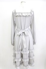 画像3: Melody BasKet / Shiny dot dress L グレー H-26-05-12-1019-LO-OP-KB-ZH (3)