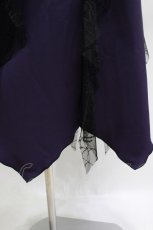 画像4: Qutie Frash / メッシュラインロングスカート  パープル H-26-05-12-1022-QU-SK-KB-ZH (4)