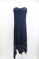 画像2: gouk / 桜プリントノースリーブワンピース  紺 H-26-05-12-1025-GO-OP-AK-ZH (2)
