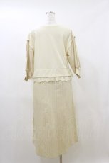 画像2: axes femme / ドッキングシャツワンピース M アイボリー H-26-05-12-076-AX-OP-NS-ZH (2)