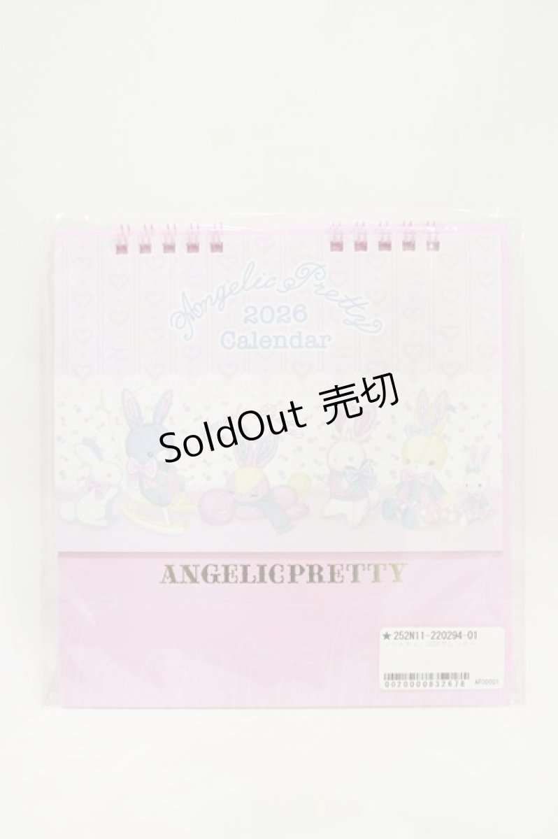 画像1: Angelic Pretty / 2026年カレンダー  ピンク H-26-05-12-015-AP-ZA-NS-ZH (1)