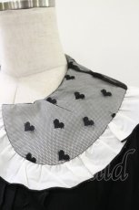 画像3: DearMyLove / ハートドットフリルワンピース M ブラック H-26-05-12-080-EL-OP-NS-ZH (3)